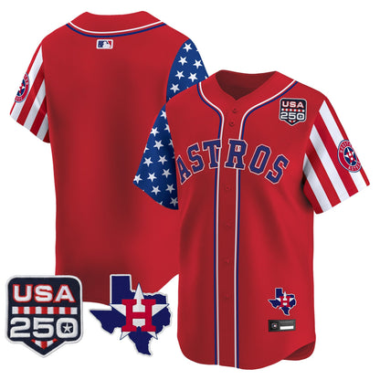 Houston Astros "America 250 Edition" Vapor Premier Limited Jersey - All Stitched