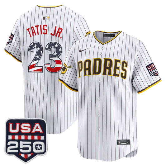 San Diego Padres USA 250 Fourth of July Vapor Premier Limited Jersey - All Stitched