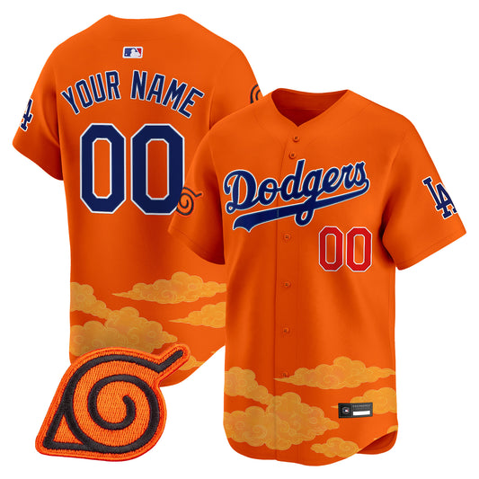 Los Angeles Dodgers x Naruto Vapor Premier Limited Custom Jersey - Stitched