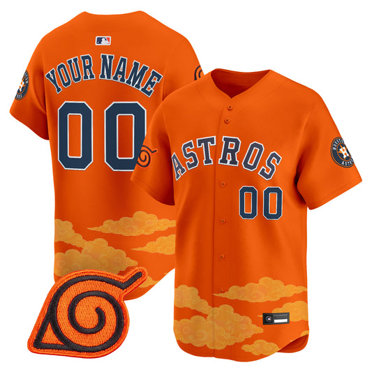 Houston Astros x Naruto Vapor Premier Limited Custom Jersey - Stitched