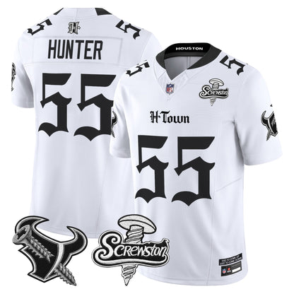 Houston Texans DJ Screw Vapor Limited Jersey - Gothic Edition - All Stitched