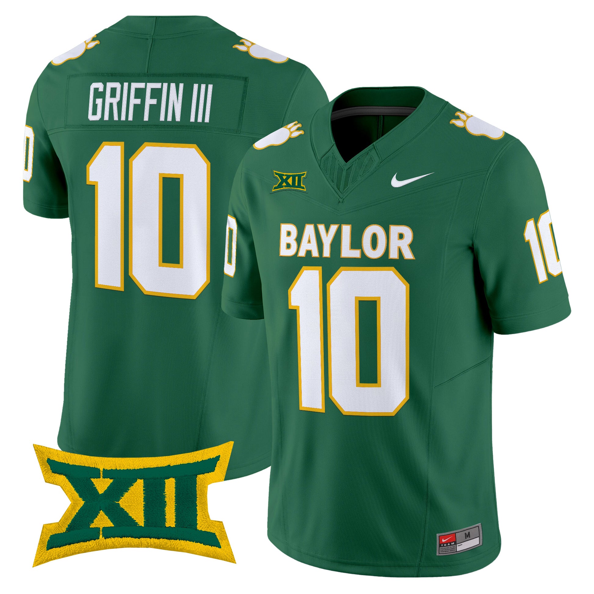 Baylor Bears Throwback Vapor Limited Jersey - Stitched