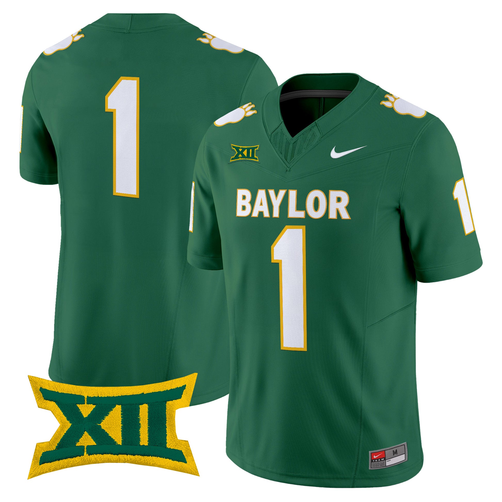 Baylor Bears Throwback Vapor Limited Jersey - Stitched