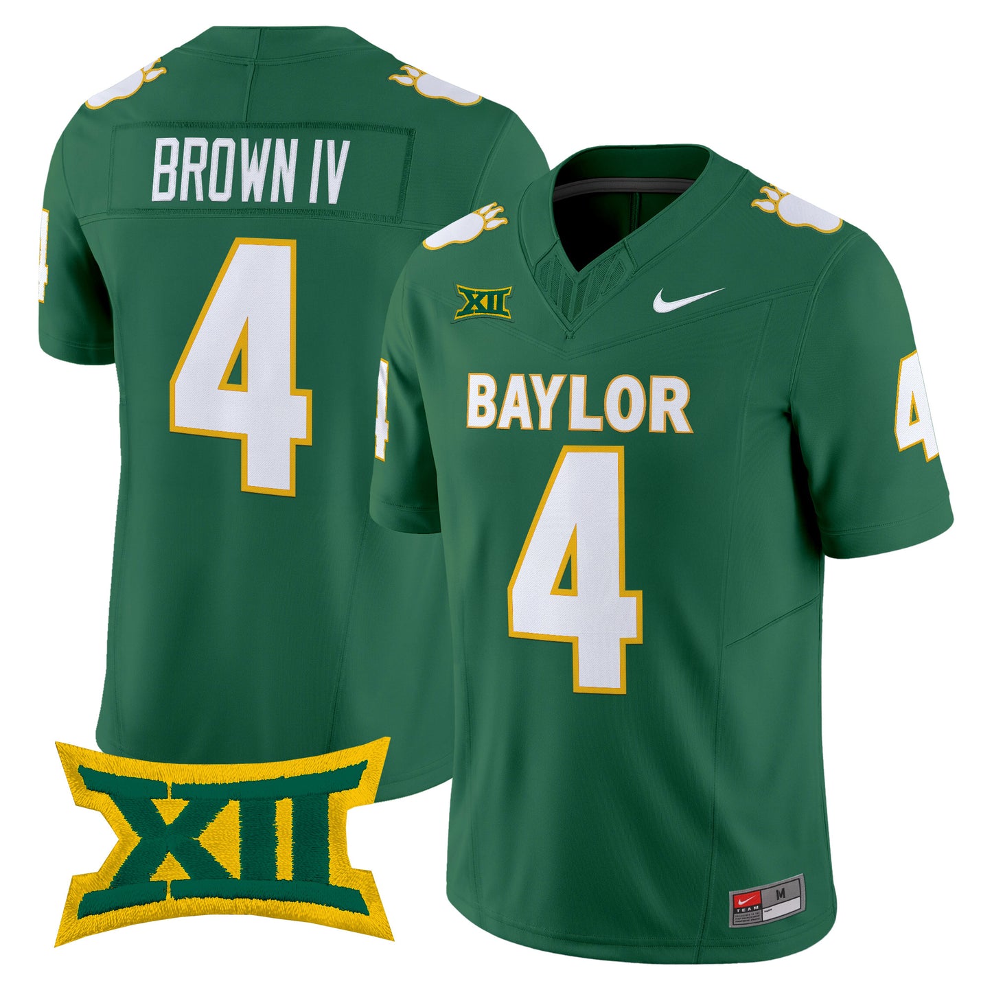 Baylor Bears Throwback Vapor Limited Jersey - Stitched