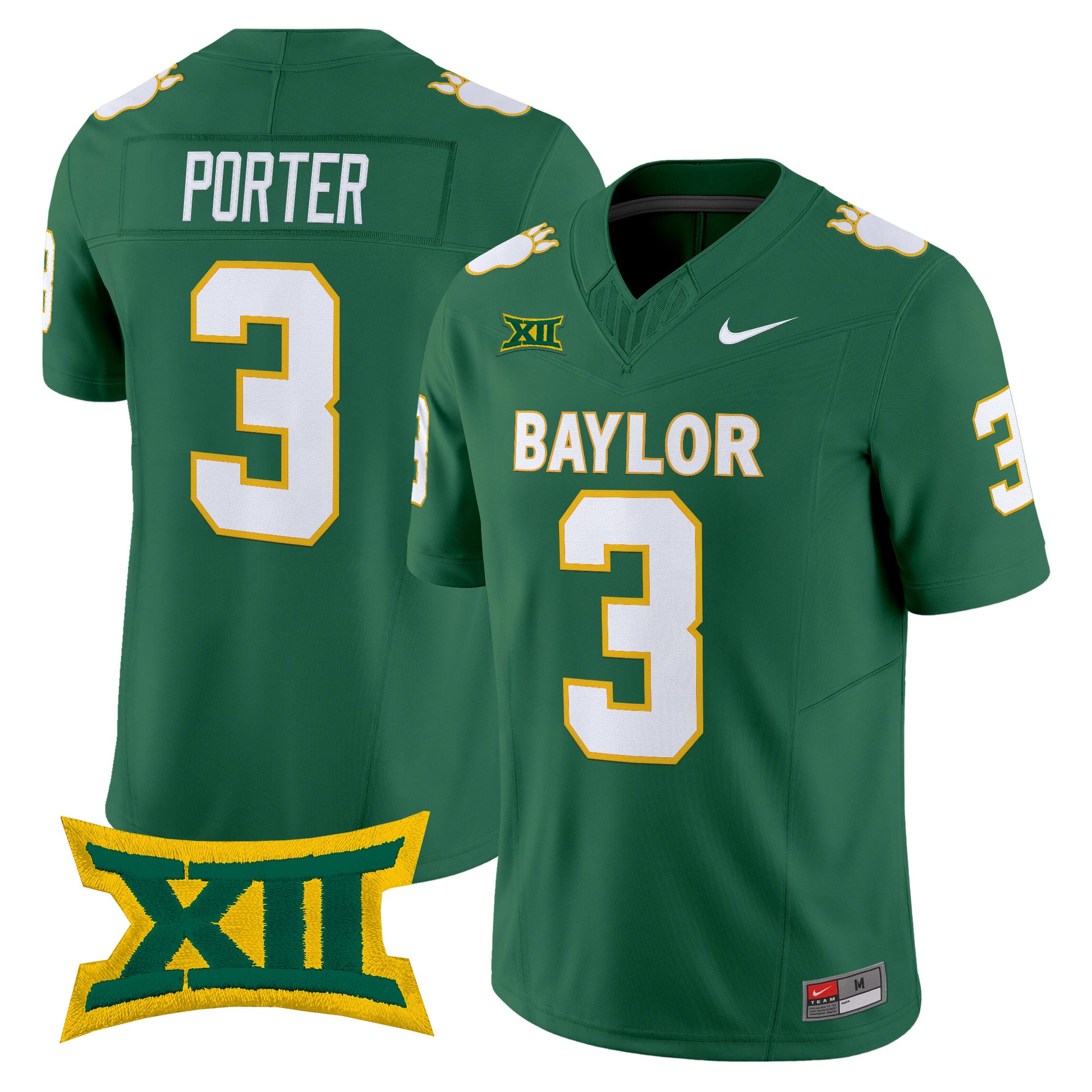 Baylor Bears Throwback Vapor Limited Jersey - Stitched