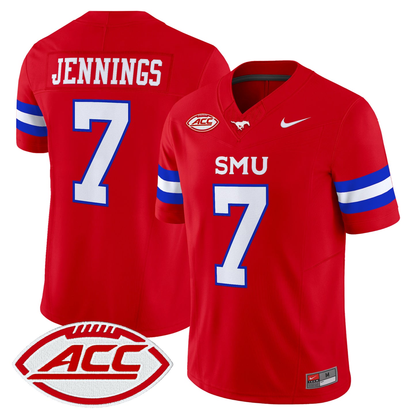  SMU Mustangs 2026 Vapor Limited Jersey - Stitched