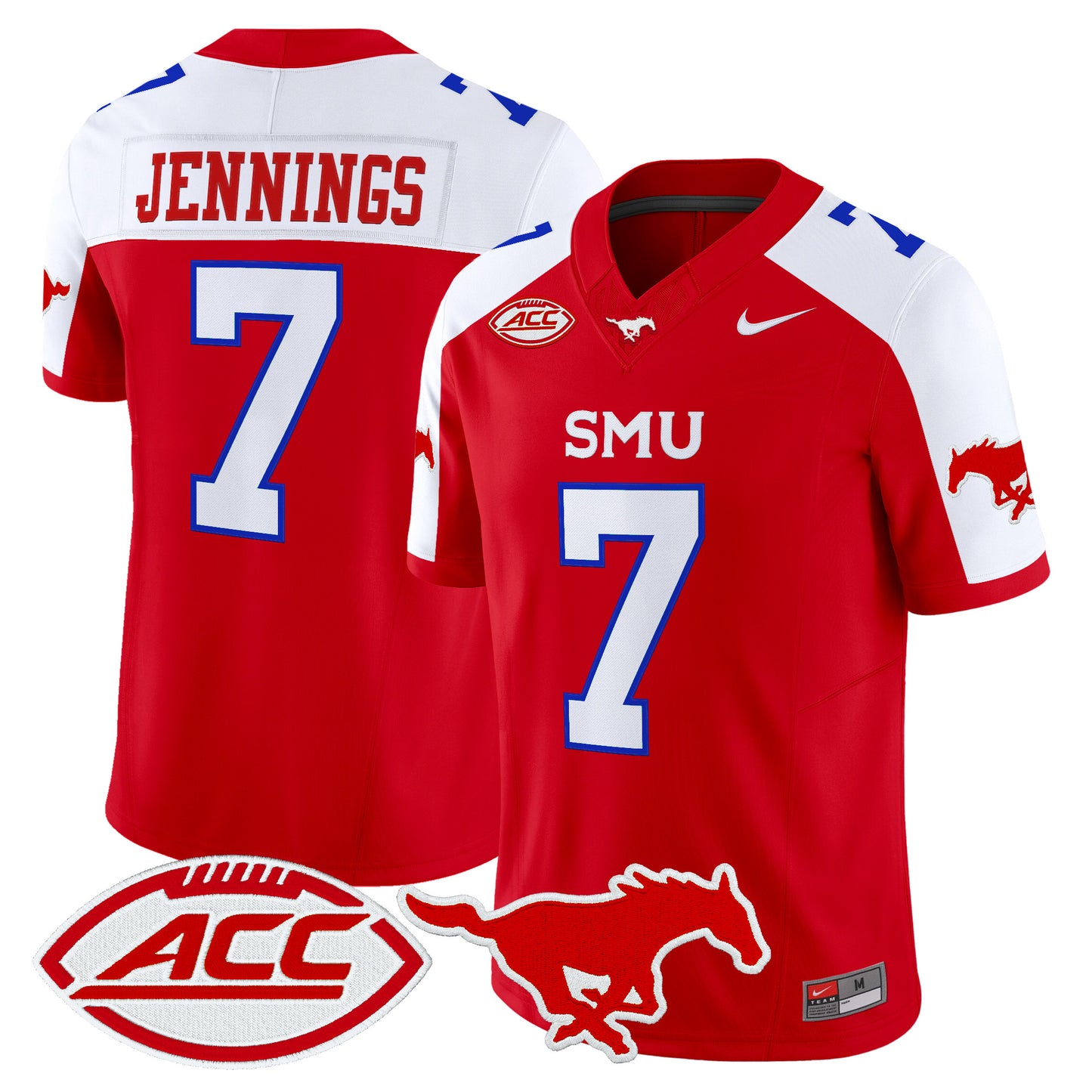  SMU Mustangs 2026 Vapor Limited Jersey - Stitched