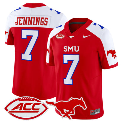  SMU Mustangs 2026 Vapor Limited Jersey - Stitched