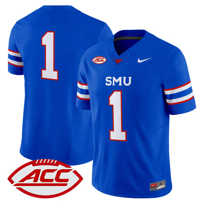  SMU Mustangs 2026 Vapor Limited Jersey - Stitched