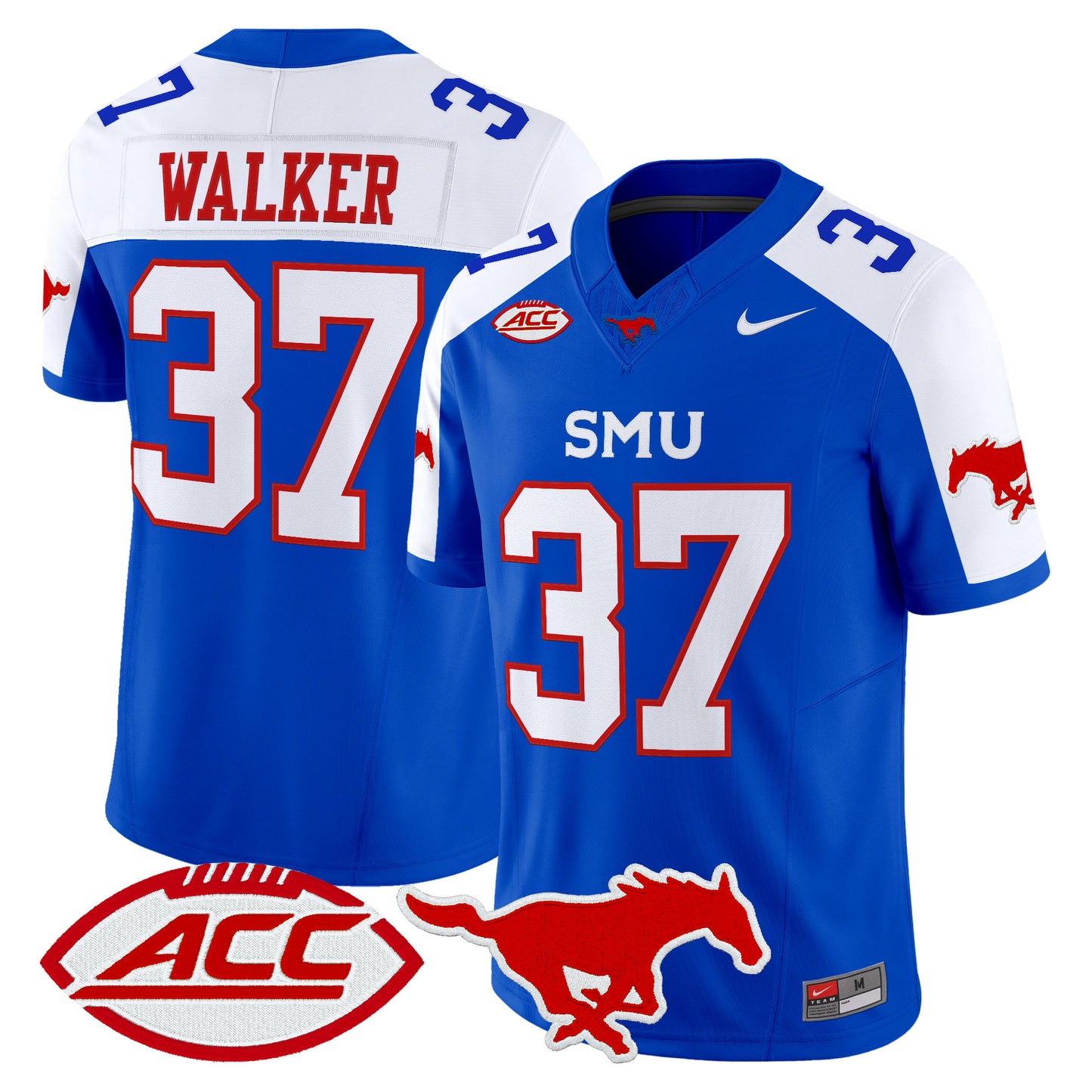 SMU Mustangs 2026 Vapor Limited Jersey - Stitched