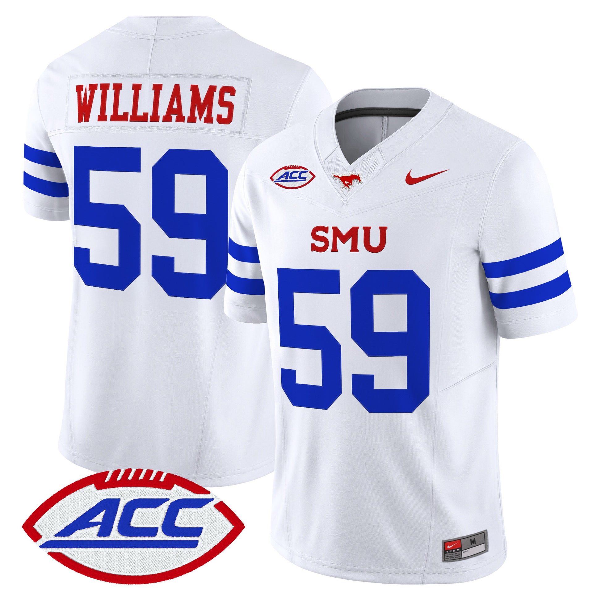  SMU Mustangs 2026 Vapor Limited Jersey - Stitched