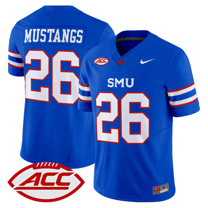  SMU Mustangs 2026 Vapor Limited Jersey - Stitched