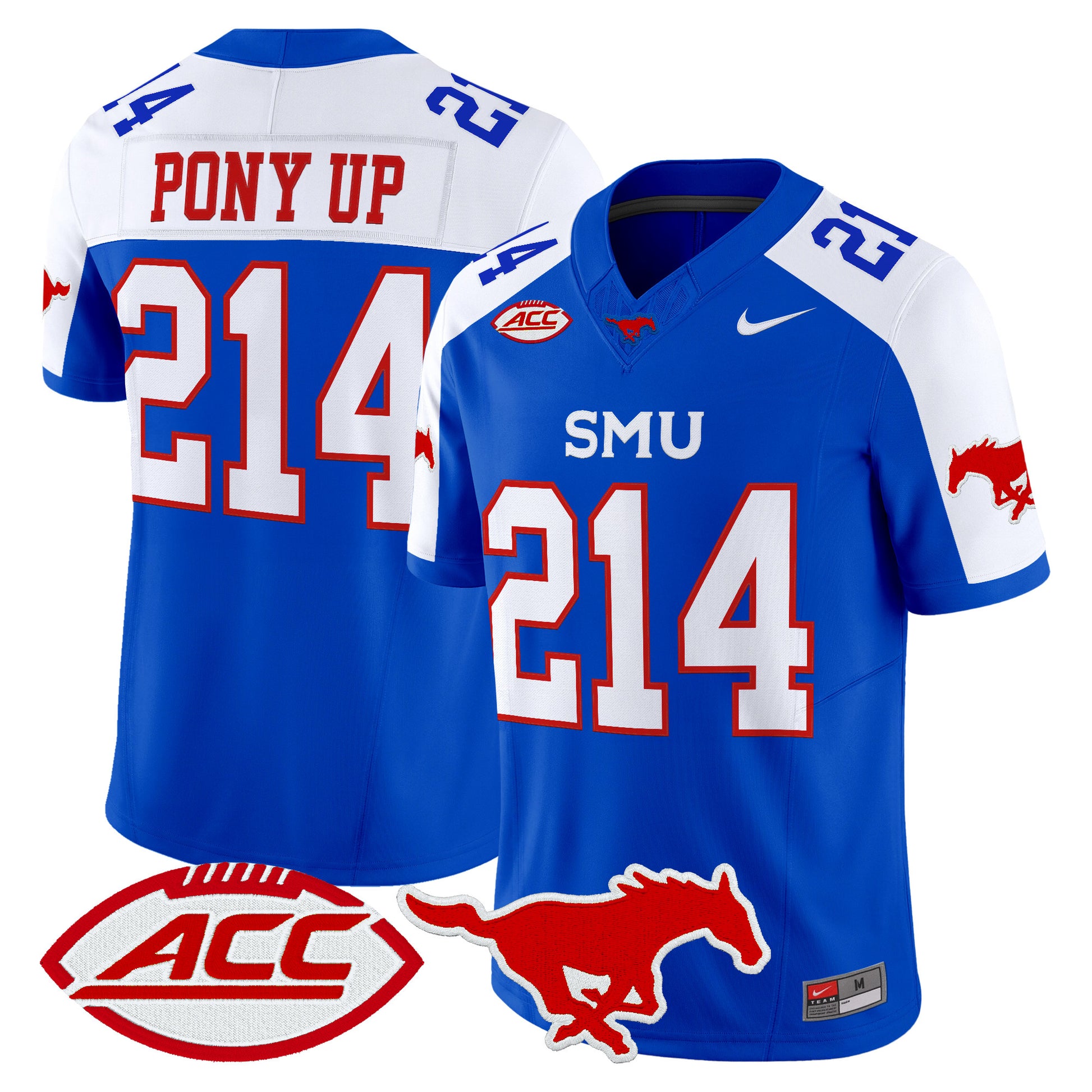  SMU Mustangs 2026 Vapor Limited Jersey - Stitched