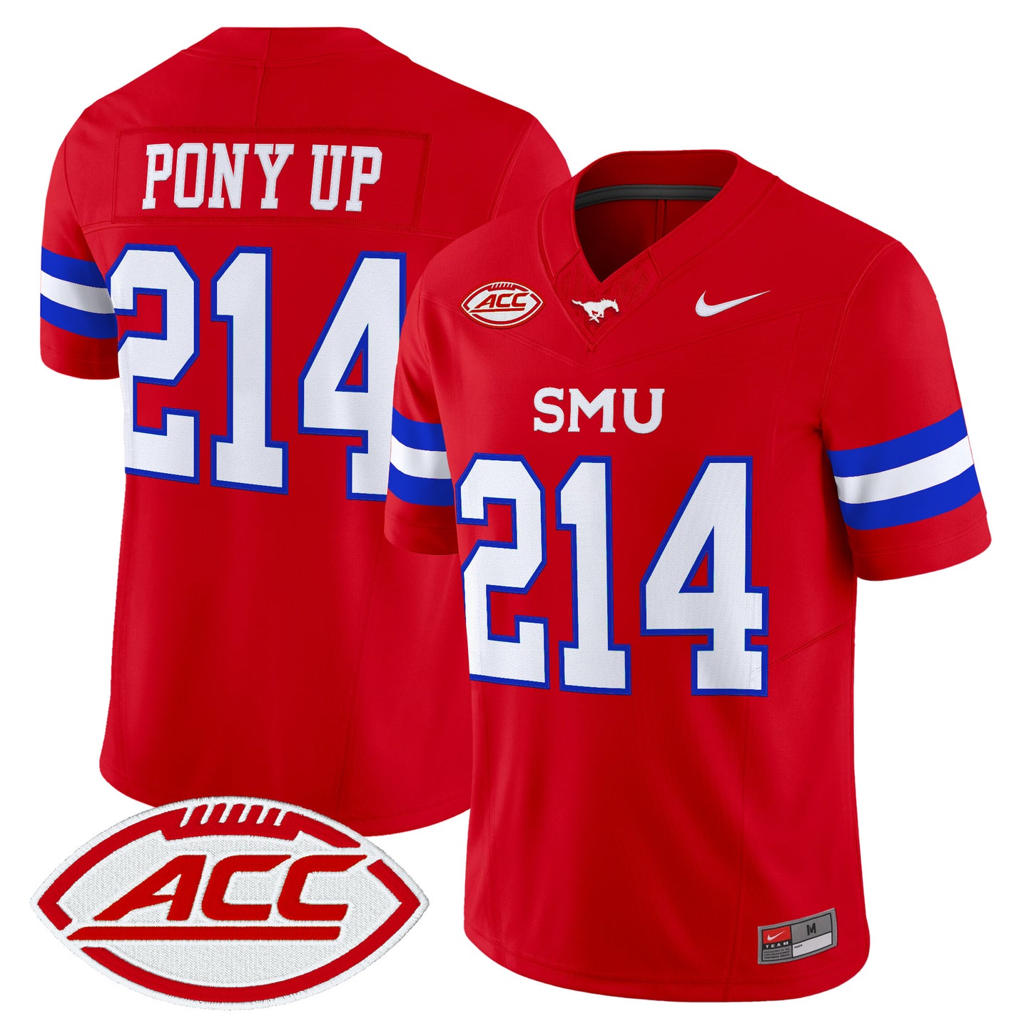  SMU Mustangs 2026 Vapor Limited Jersey - Stitched