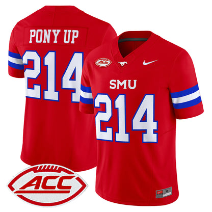  SMU Mustangs 2026 Vapor Limited Jersey - Stitched