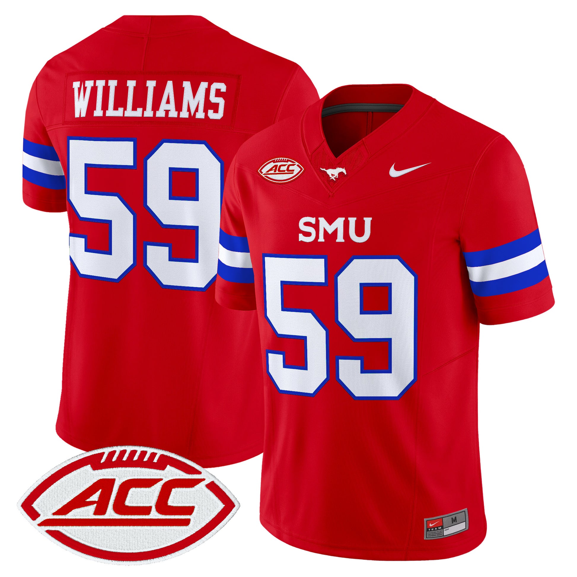  SMU Mustangs 2026 Vapor Limited Jersey - Stitched