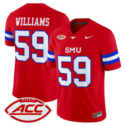  SMU Mustangs 2026 Vapor Limited Jersey - Stitched