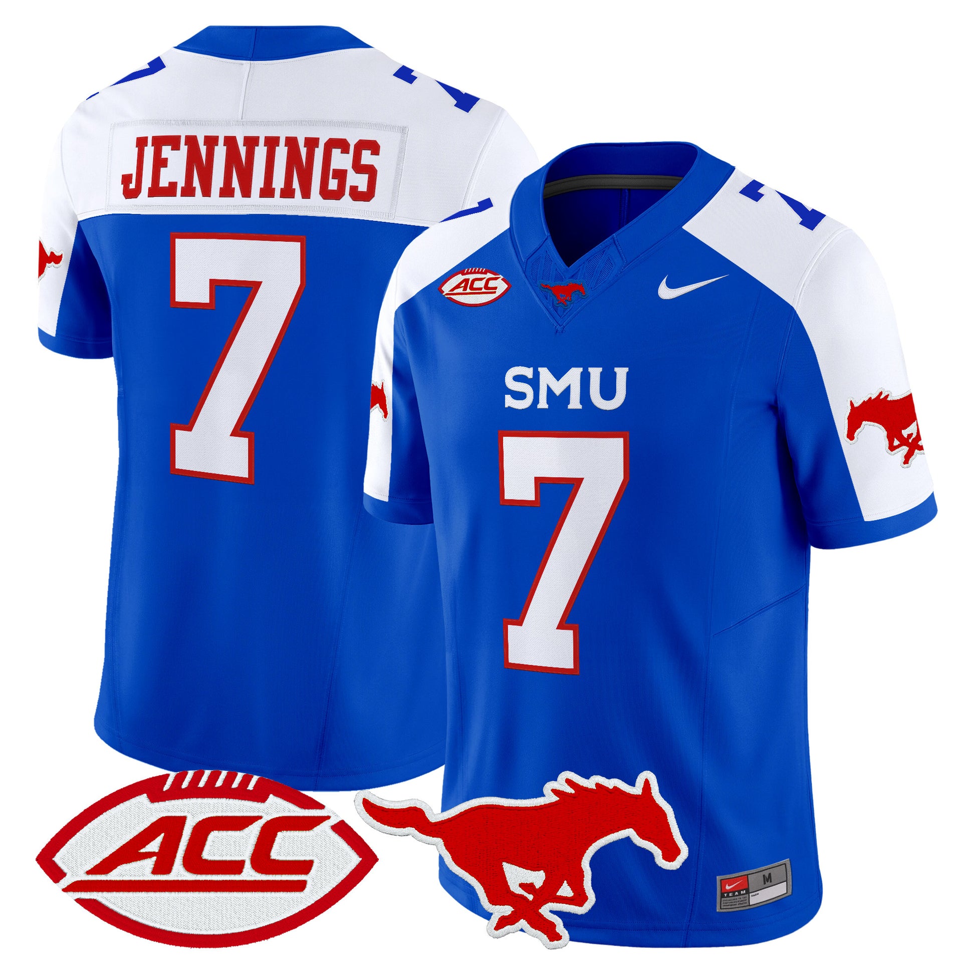  SMU Mustangs 2026 Vapor Limited Jersey - Stitched