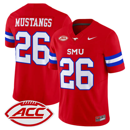  SMU Mustangs 2026 Vapor Limited Jersey - Stitched