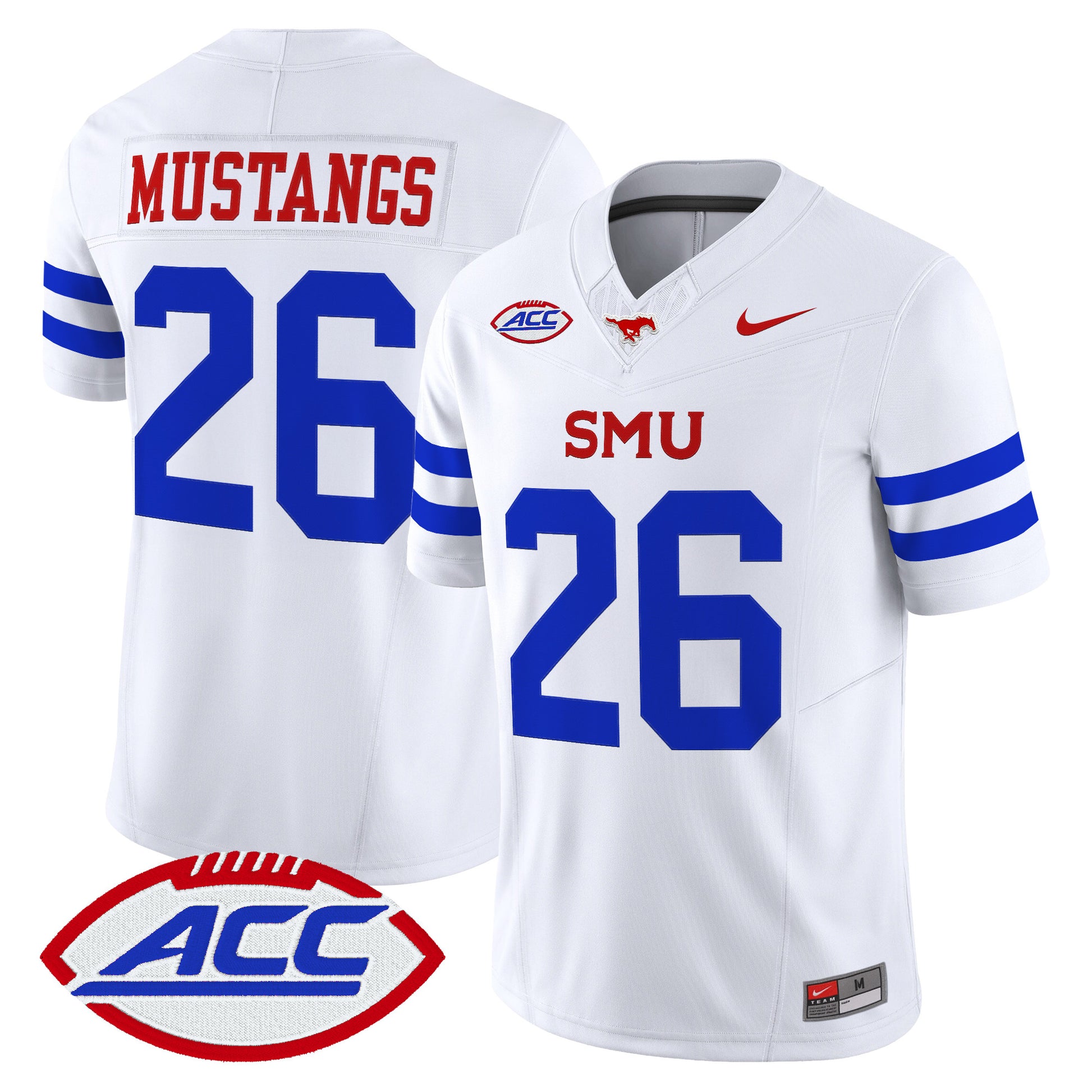  SMU Mustangs 2026 Vapor Limited Jersey - Stitched