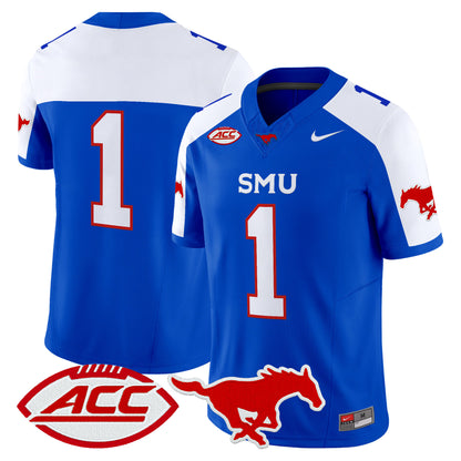  SMU Mustangs 2026 Vapor Limited Jersey - Stitched
