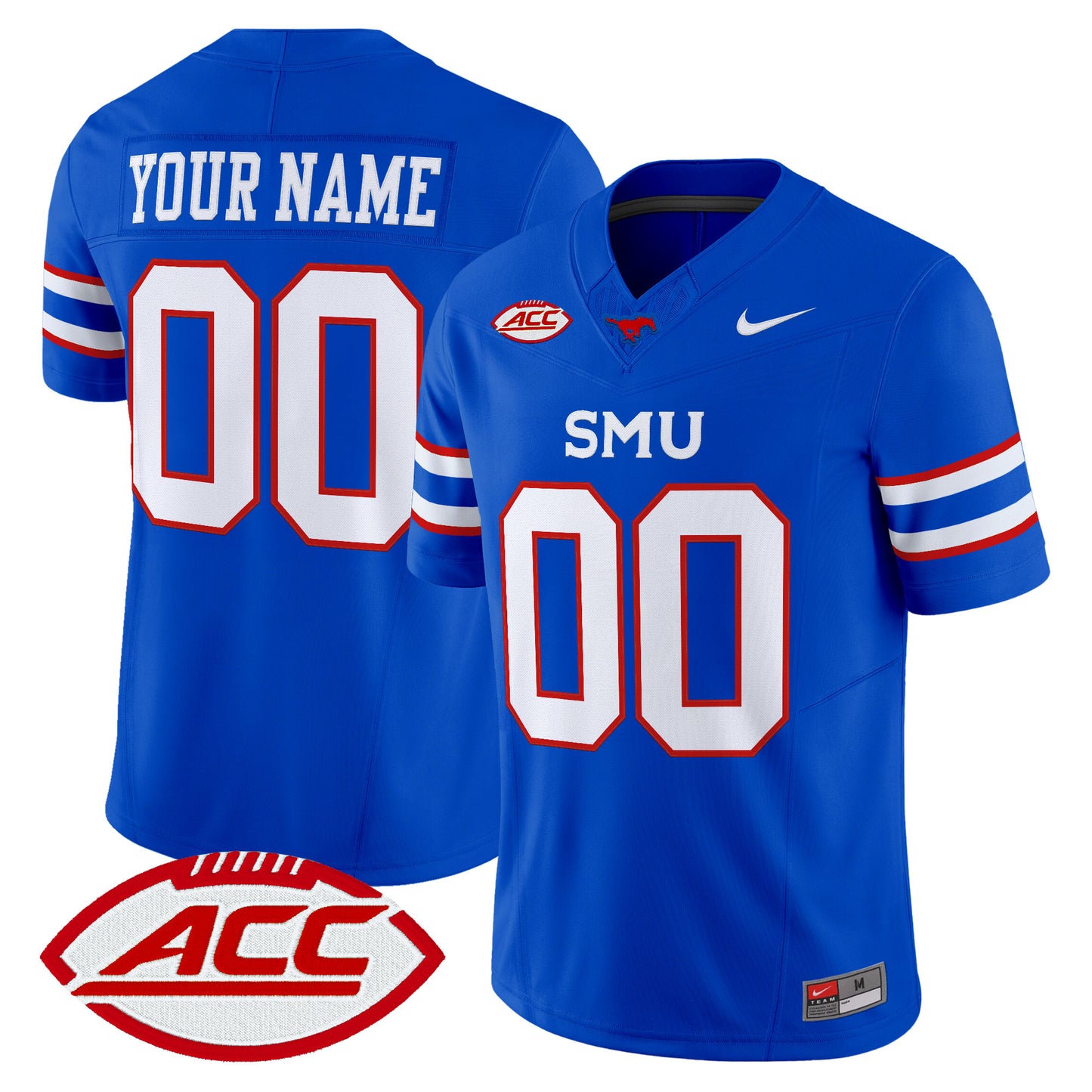 SMU Mustangs 2026 Vapor Limited Custom Jersey - Stitched