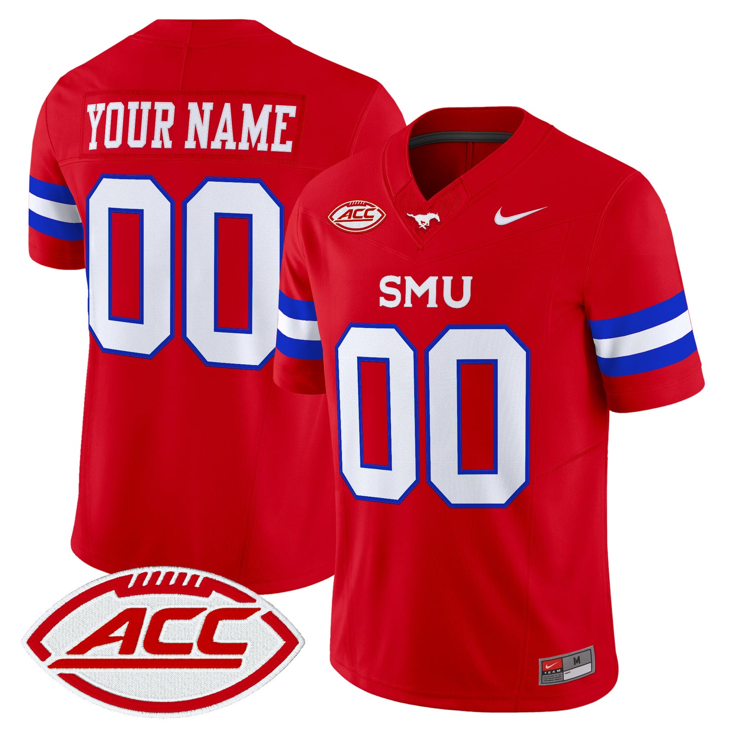 SMU Mustangs 2026 Vapor Limited Custom Jersey - Stitched