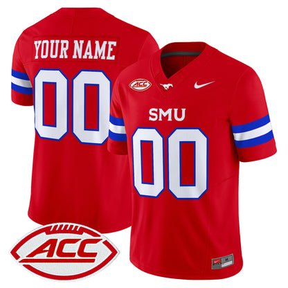 SMU Mustangs 2026 Vapor Limited Custom Jersey - Stitched