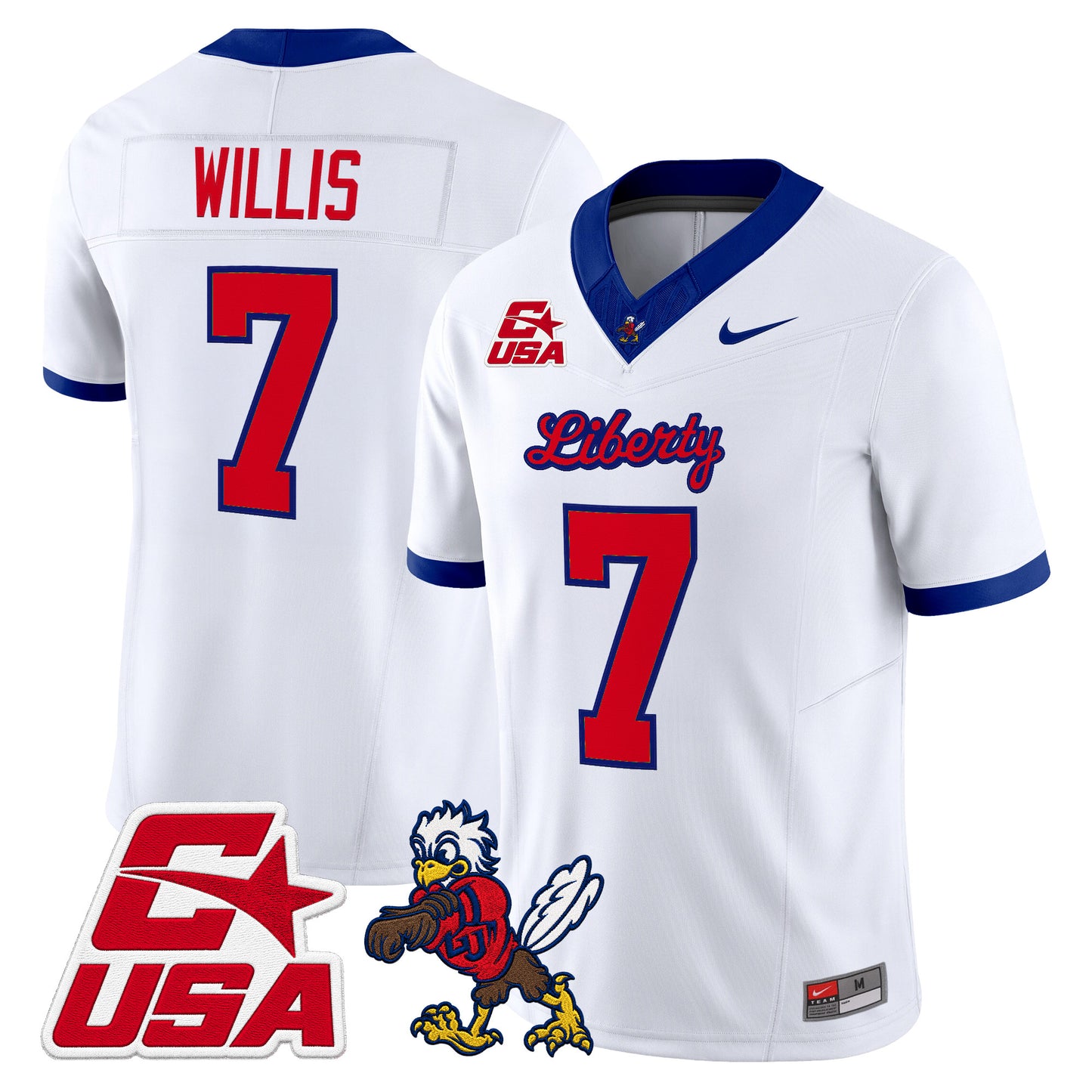  Liberty Flames 2026 Vapor Limited Jersey - Stitched