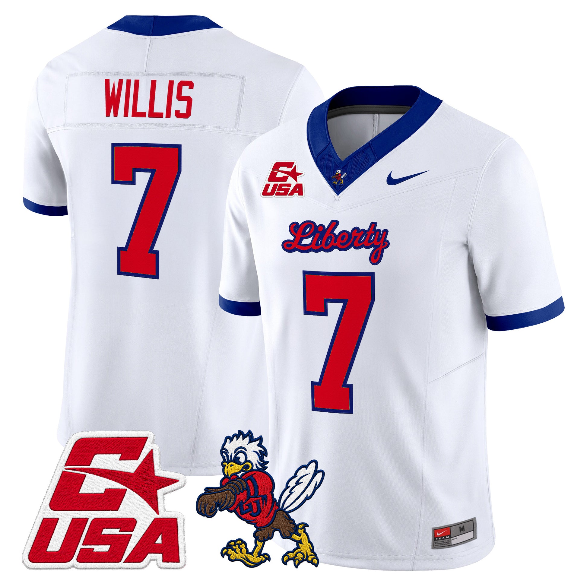  Liberty Flames 2026 Vapor Limited Jersey - Stitched