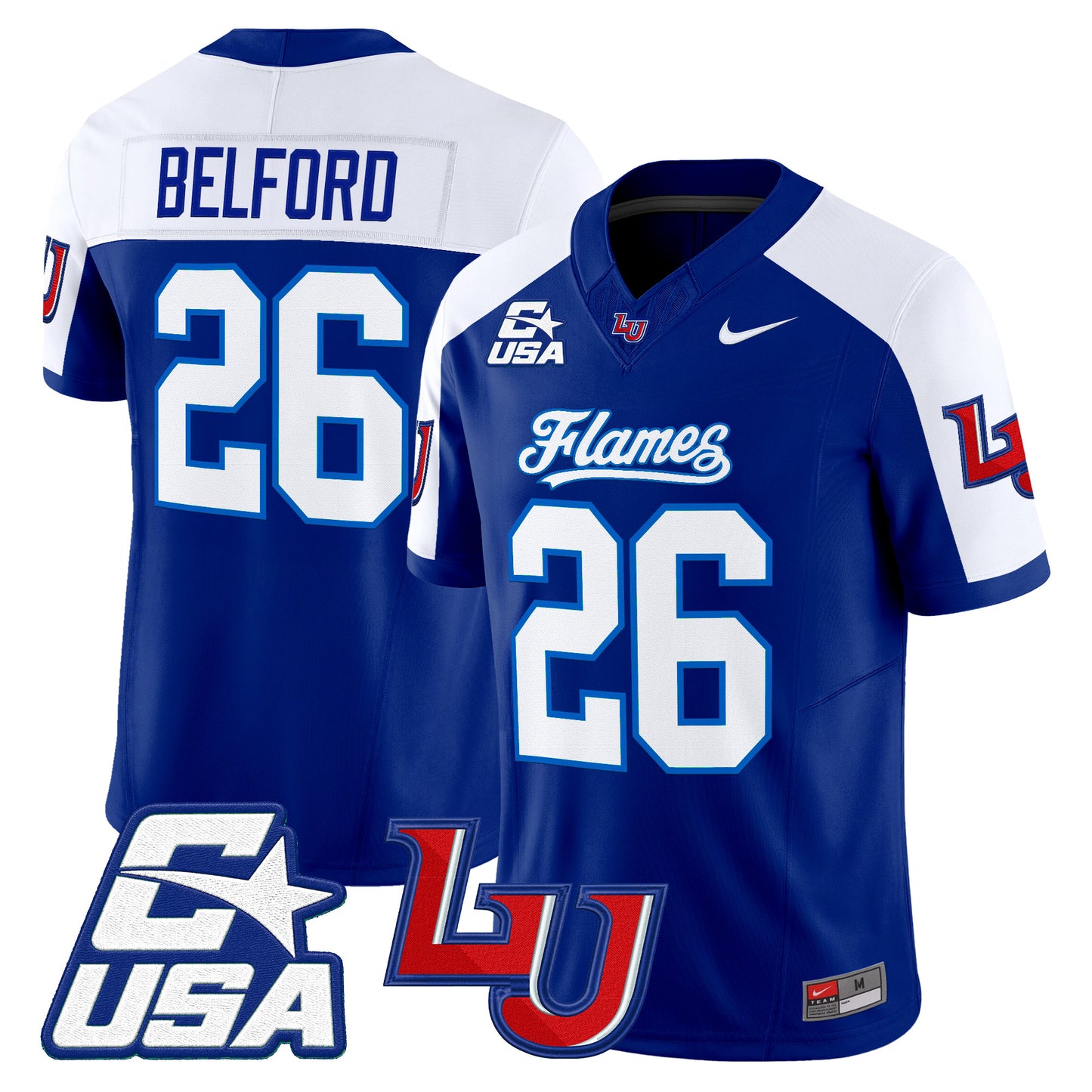  Liberty Flames 2026 Vapor Limited Jersey - Stitched
