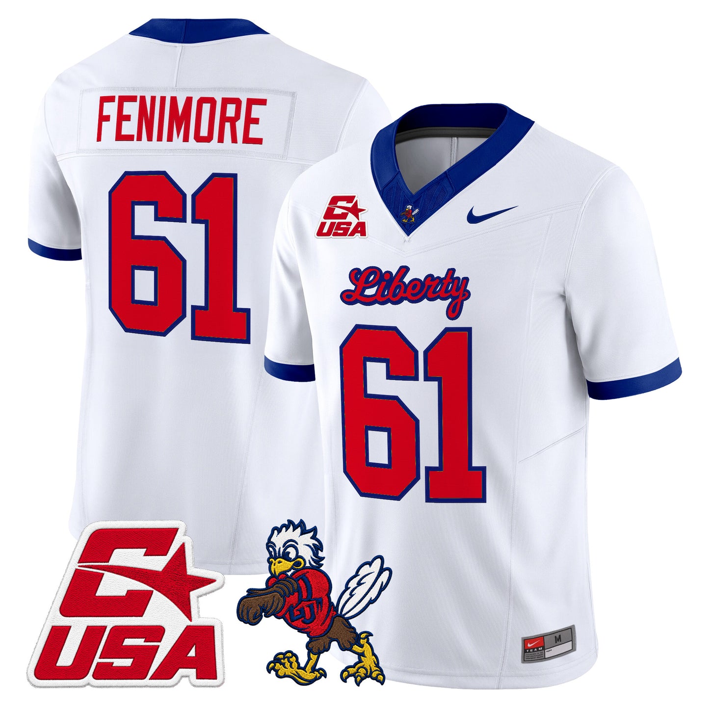  Liberty Flames 2026 Vapor Limited Jersey - Stitched