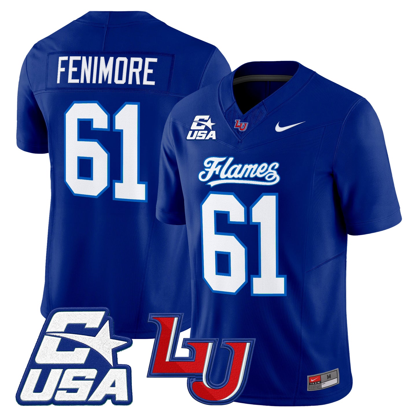  Liberty Flames 2026 Vapor Limited Jersey - Stitched