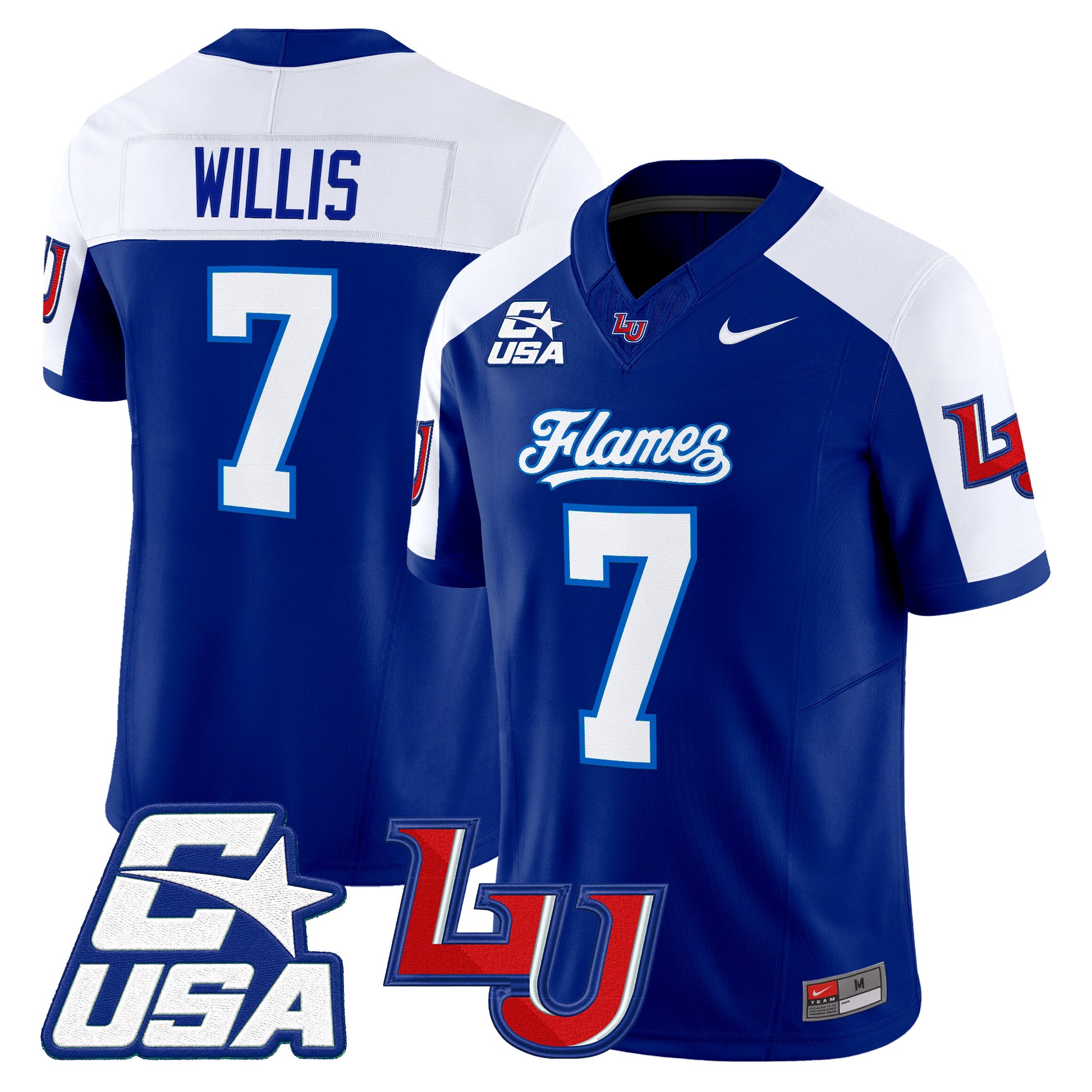  Liberty Flames 2026 Vapor Limited Jersey - Stitched