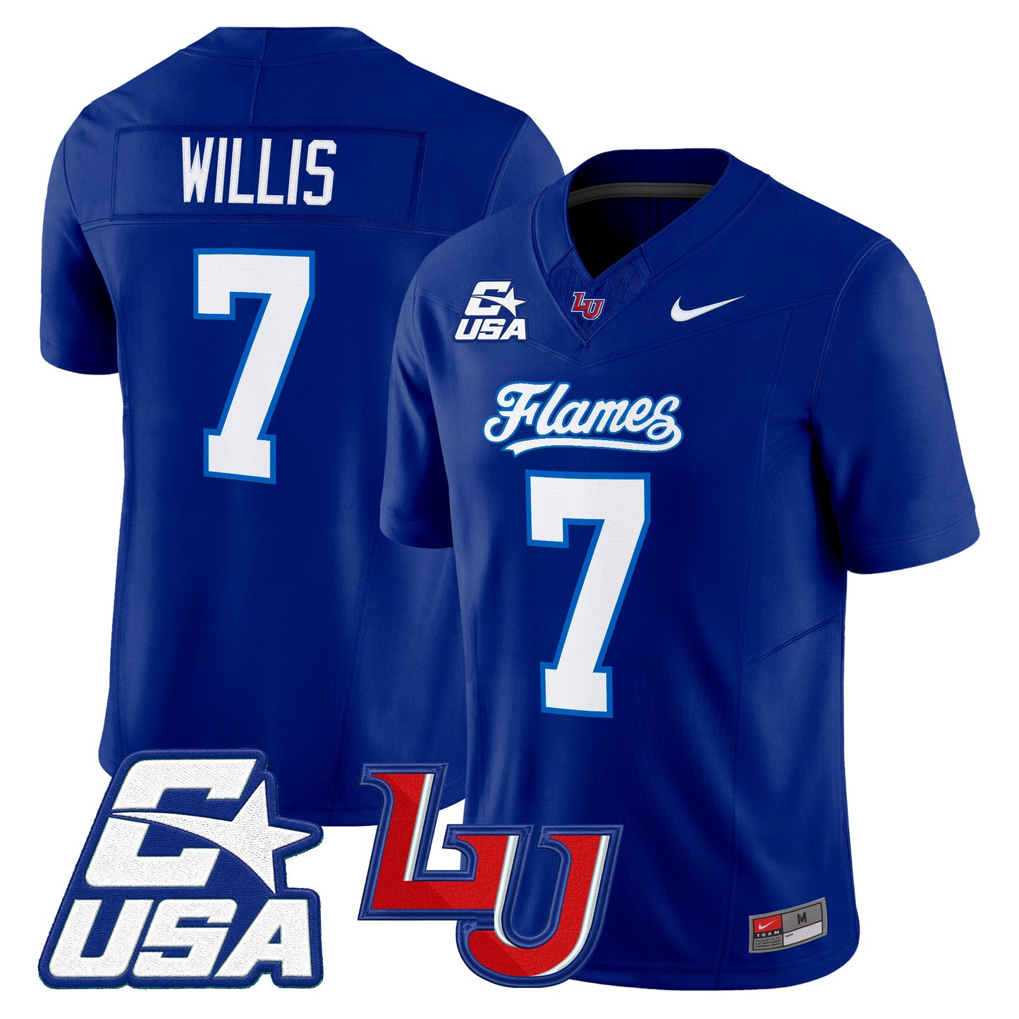  Liberty Flames 2026 Vapor Limited Jersey - Stitched