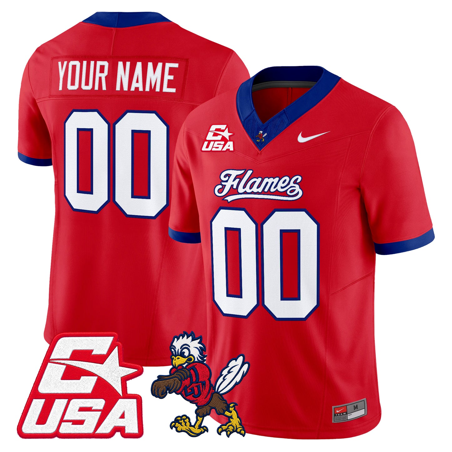Liberty Flames 2026 Vapor Limited Custom Jersey - Stitched