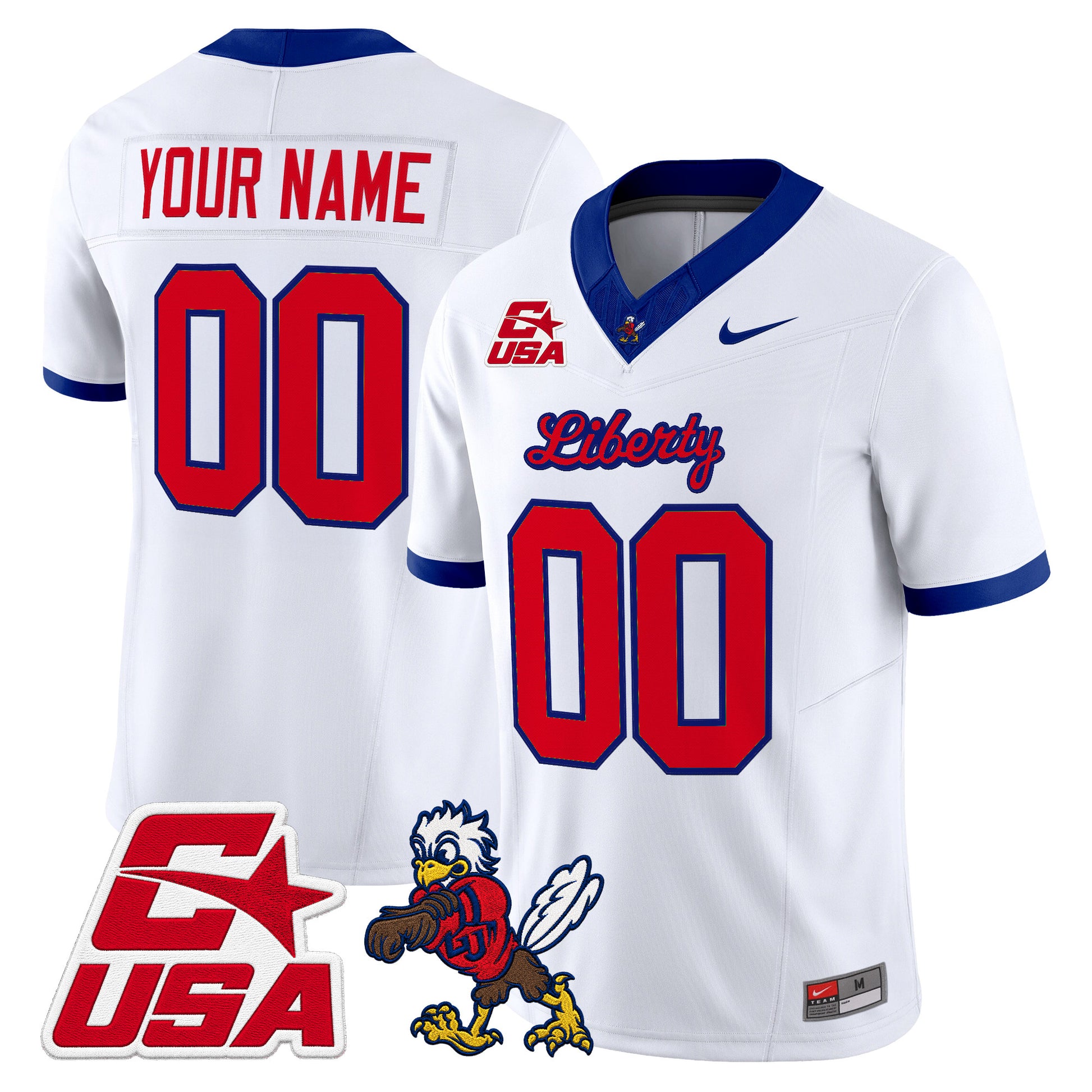 Liberty Flames 2026 Vapor Limited Custom Jersey - Stitched