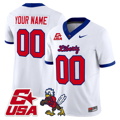 Liberty Flames 2026 Vapor Limited Custom Jersey - Stitched