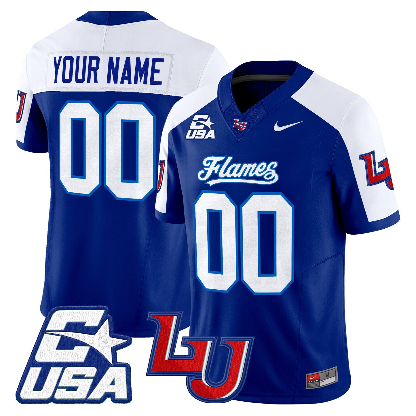Liberty Flames 2026 Vapor Limited Custom Jersey - Stitched