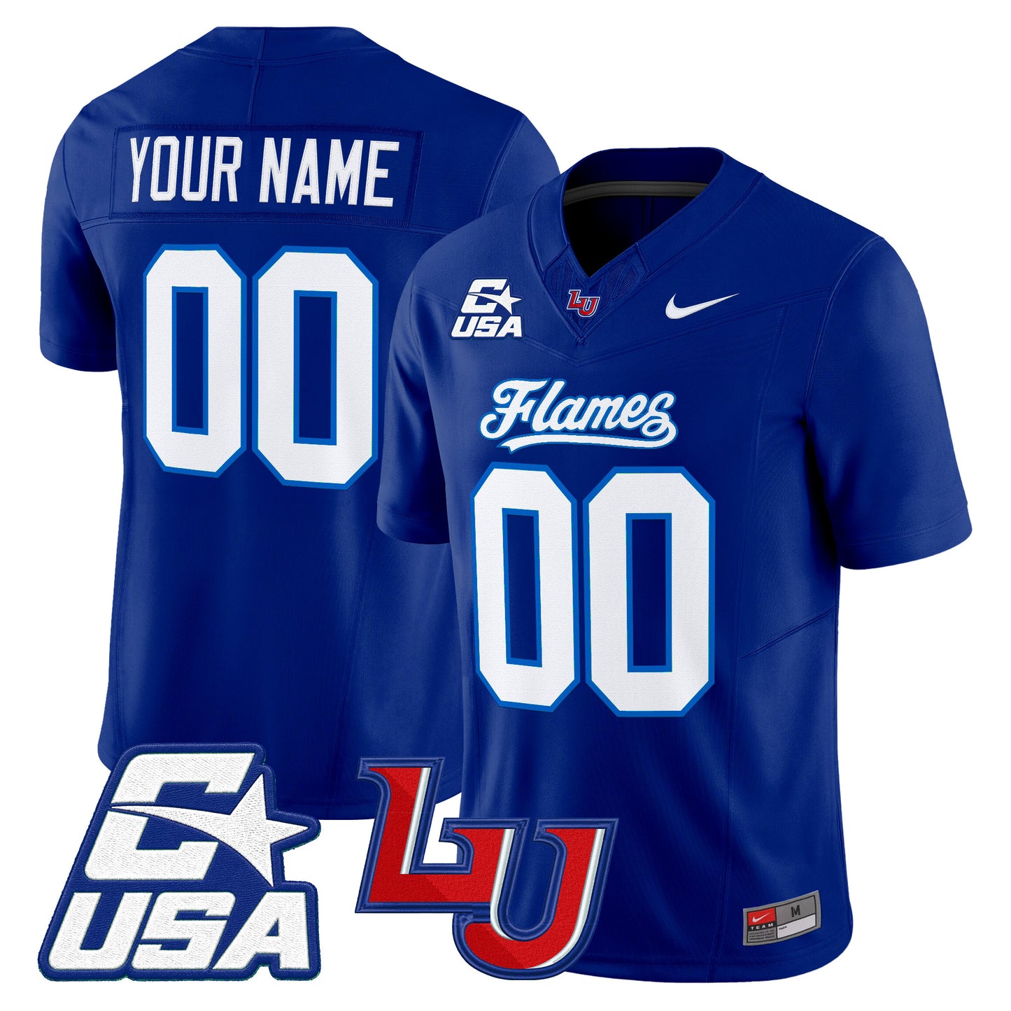 Liberty Flames 2026 Vapor Limited Custom Jersey - Stitched