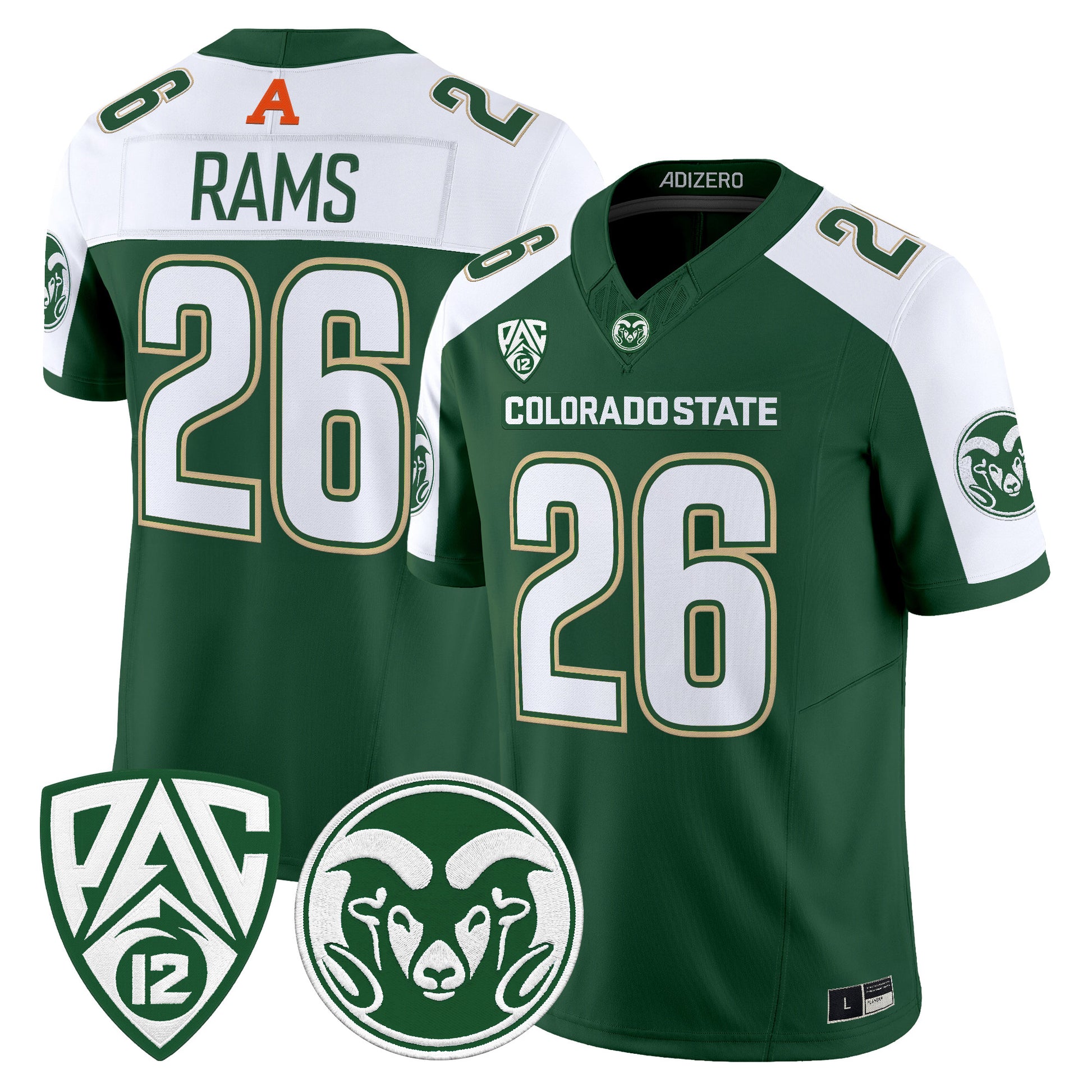  Colorado State Rams 2026 Vapor Limited Jersey - Stitched
