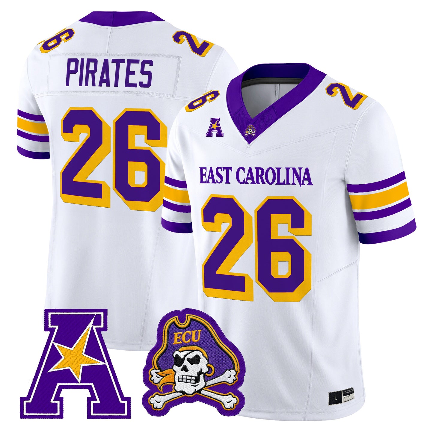 East Carolina Pirates 2026 Vapor Limited Jersey - Stitched