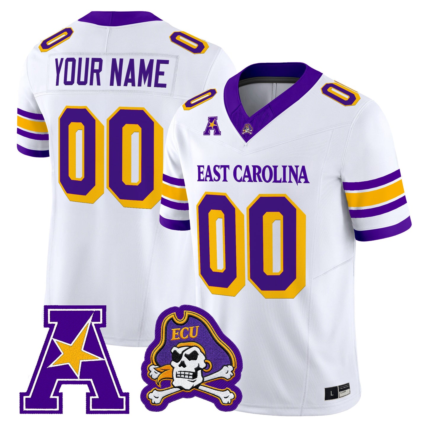 East Carolina Pirates 2026 Vapor Limited Custom Jersey - Stitched