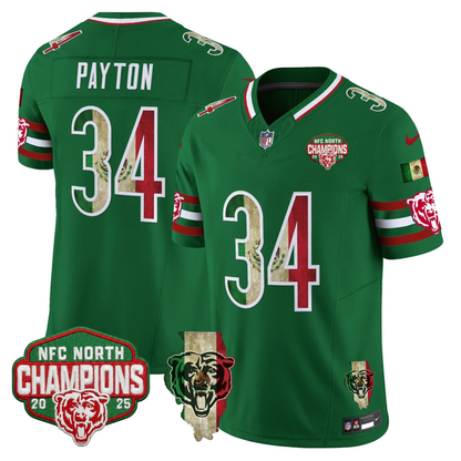 CHI Mexico NFC North Champions 2025 Patch Limited Jersey - Stitched