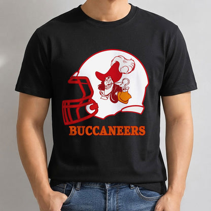 Tampa Bay Buccaneers x Red Coat Captain Edition One Side Printed T-Shirt