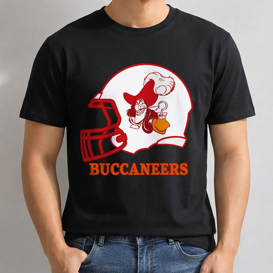 Tampa Bay Buccaneers x Red Coat Captain Edition One Side Printed T-Shirt