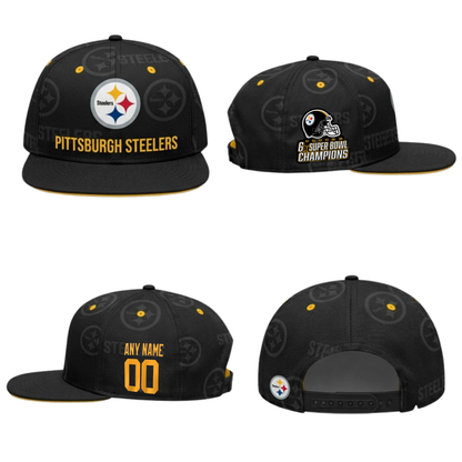 PIT Iron City Edition Personalized Snapback Cap - Printed