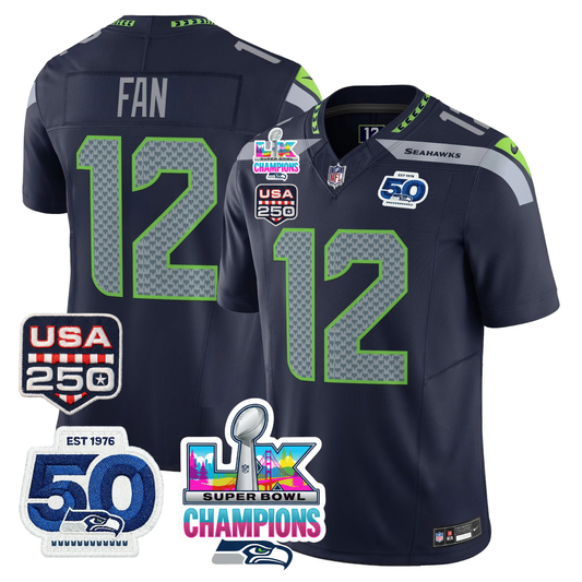 SEA Super Bowl LX Champions Jersey - Stitched N1