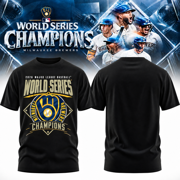 MIL World Series Champions One Side T-Shirt - Printed V9