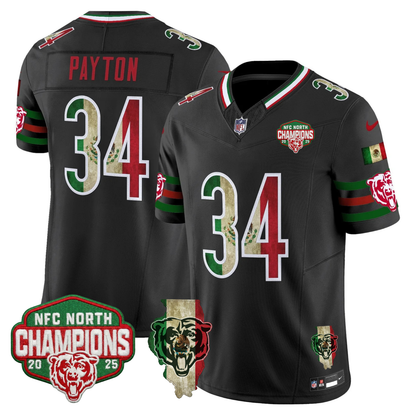 CHI Mexico NFC North Champions 2025 Patch Limited Jersey - Stitched